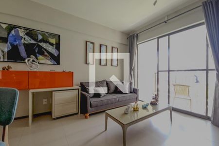 Sala de apartamento para alugar com 1 quarto, 45m² em Pituba, Salvador