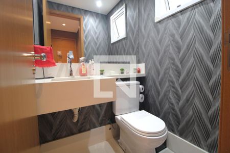 Lavabo de casa de condomínio à venda com 3 quartos, 158m² em Veleiros, São Paulo