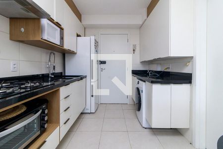 Cozinha de apartamento para alugar com 1 quarto, 29m² em Jardim Mirante, São Paulo