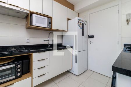 Cozinha de apartamento para alugar com 1 quarto, 29m² em Jardim Mirante, São Paulo