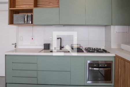 Sala e Cozinha de apartamento para alugar com 1 quarto, 35m² em Barra Funda, São Paulo