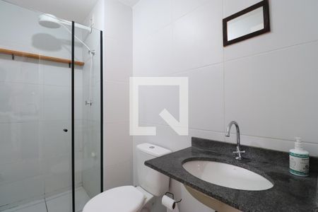 Banheiro de apartamento para alugar com 1 quarto, 35m² em Barra Funda, São Paulo