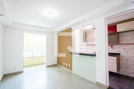 Sala de apartamento para alugar com 2 quartos, 45m² em Parque Sao Vicente, Mauá