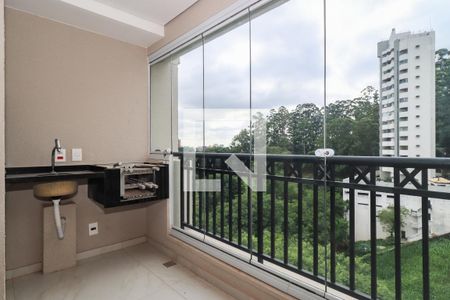 Varanda da Sala de apartamento para alugar com 2 quartos, 60m² em Vila Suzana, São Paulo