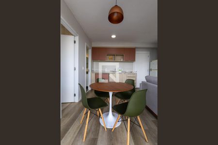 Sala de jantar de apartamento para alugar com 1 quarto, 37m² em Santo Amaro, São Paulo