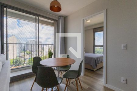 Sala de jantar de apartamento para alugar com 1 quarto, 37m² em Santo Amaro, São Paulo