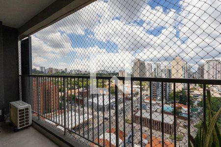 Varanda  de apartamento para alugar com 1 quarto, 37m² em Santo Amaro, São Paulo