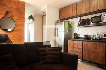 Sala/Cozinha de apartamento à venda com 1 quarto, 30m² em Mirandópolis, São Paulo