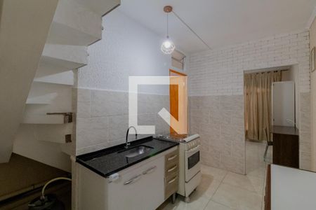 Cozinha  de casa para alugar com 1 quarto, 25m² em Jardim Aricanduva, São Paulo