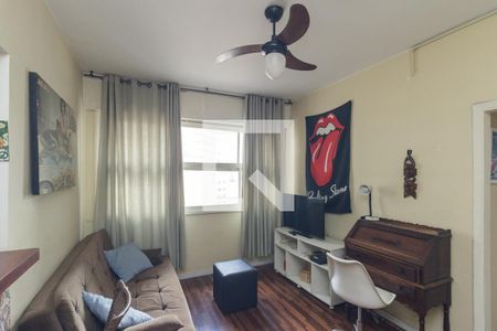 Sala de apartamento à venda com 1 quarto, 58m² em República, São Paulo