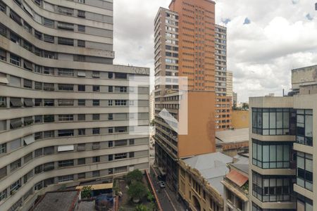 Vista da Sala de apartamento à venda com 1 quarto, 58m² em República, São Paulo