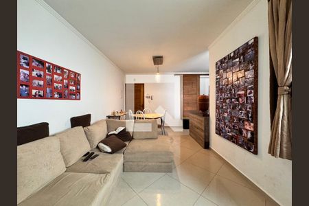 Sala de apartamento à venda com 3 quartos, 144m² em Vila Alzira, Santo André