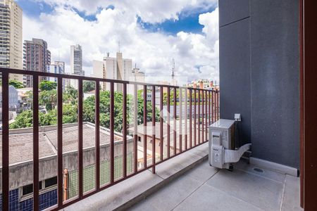 Sala/Cozinha - Varanda de apartamento para alugar com 1 quarto, 42m² em Jardim das Bandeiras, São Paulo