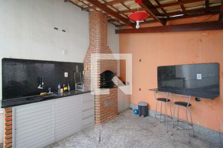 Varanda fundos de apartamento à venda com 3 quartos, 210m² em Fernão Dias, Belo Horizonte