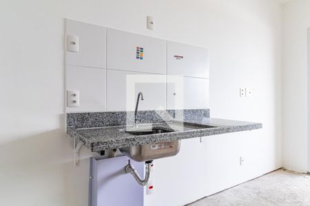 Cozinha de kitnet/studio à venda com 1 quarto, 24m² em Butantã, São Paulo