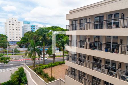 Vista da Sacada de apartamento à venda com 1 quarto, 40m² em Vila Fachini, São Paulo