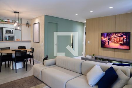 Sala de apartamento à venda com 2 quartos, 72m² em Vila Monte Alegre, São Paulo