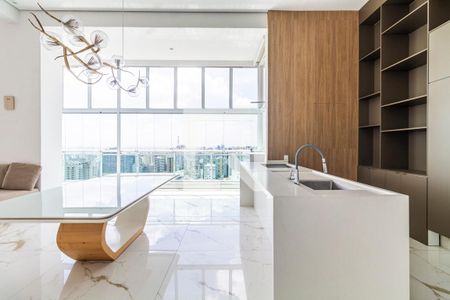 Sala de apartamento à venda com 1 quarto, 120m² em Jardim Paulista, São Paulo