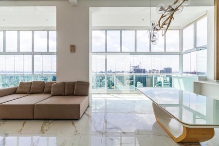 Sala de apartamento à venda com 1 quarto, 120m² em Jardim Paulista, São Paulo