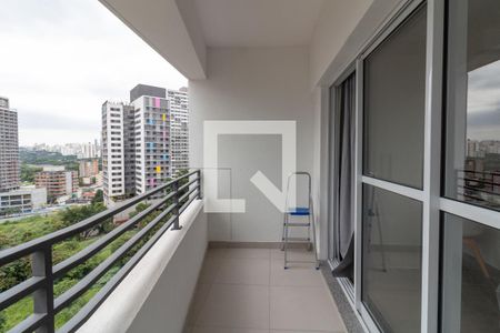 Varanda da Sala de apartamento à venda com 1 quarto, 25m² em Butantã, São Paulo