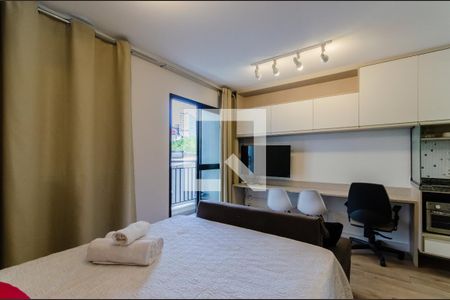 Sala/Quarto de kitnet/studio para alugar com 1 quarto, 26m² em Liberdade, São Paulo