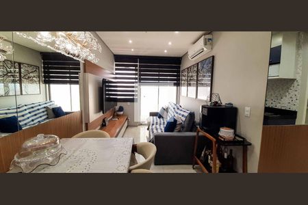 Sala de Estar de apartamento à venda com 2 quartos, 52m² em Industrial Autonomistas, Osasco