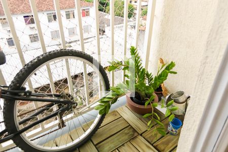 Varanda da Sala de apartamento à venda com 2 quartos, 52m² em Todos Os Santos, Rio de Janeiro