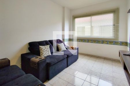 Sala de apartamento para alugar com 1 quarto, 70m² em Canto do Forte, Praia Grande