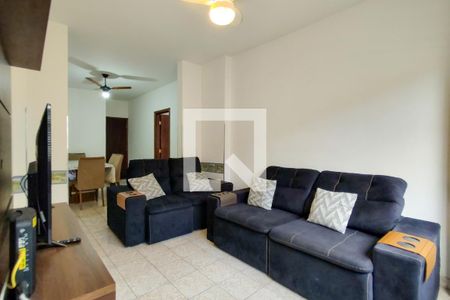 Sala de apartamento para alugar com 1 quarto, 70m² em Canto do Forte, Praia Grande