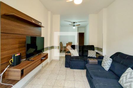 Sala de apartamento para alugar com 1 quarto, 70m² em Canto do Forte, Praia Grande