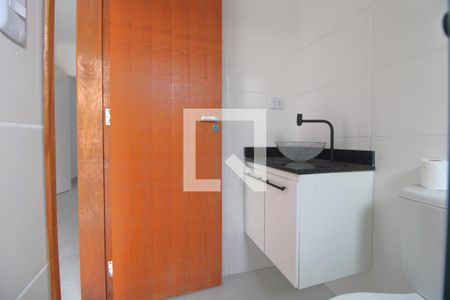 Banheiro da suíte de apartamento para alugar com 1 quarto, 34m² em Vila Gea, São Paulo