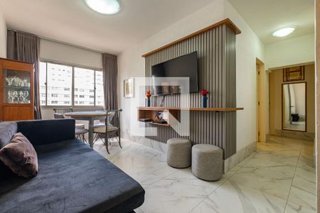 Sala/Cozinha de apartamento para alugar com 2 quartos, 60m² em Cerqueira César, São Paulo