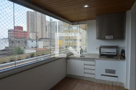 Varanda gourmet de apartamento à venda com 3 quartos, 115m² em Centro, Santo André