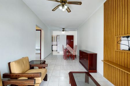 Sala de apartamento para alugar com 2 quartos, 80m² em Canto do Forte, Praia Grande