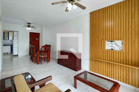 Sala de apartamento para alugar com 2 quartos, 80m² em Canto do Forte, Praia Grande