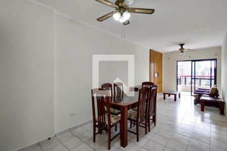 Sala de apartamento para alugar com 2 quartos, 80m² em Canto do Forte, Praia Grande