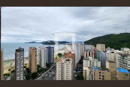 Vista da Sala de apartamento para alugar com 2 quartos, 101m² em José Menino, Santos