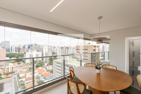 Varanda de apartamento à venda com 3 quartos, 120m² em Santo Amaro, São Paulo