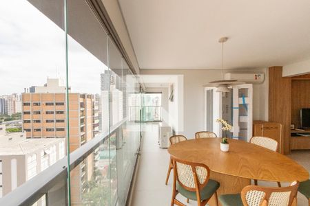 Varanda de apartamento à venda com 3 quartos, 120m² em Santo Amaro, São Paulo