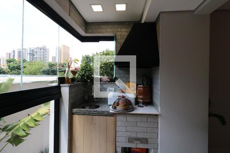 Varanda Gourmet de apartamento para alugar com 3 quartos, 82m² em Jardim, Santo André