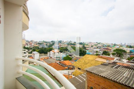 Varanda do quarto 1 de apartamento à venda com 2 quartos, 70m² em Vila Tibiriçá, Santo André