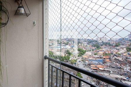 Varanda da Sala de apartamento à venda com 2 quartos, 55m² em Conceição, Diadema