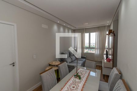 Sala de Estar/Jantar  de apartamento para alugar com 2 quartos, 53m² em Jardim Sao Sebastiao, Hortolândia