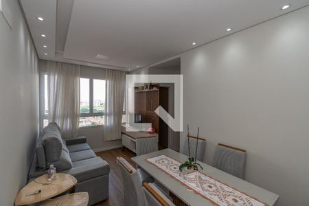 Sala de Estar/Jantar  de apartamento para alugar com 2 quartos, 53m² em Jardim Sao Sebastiao, Hortolândia