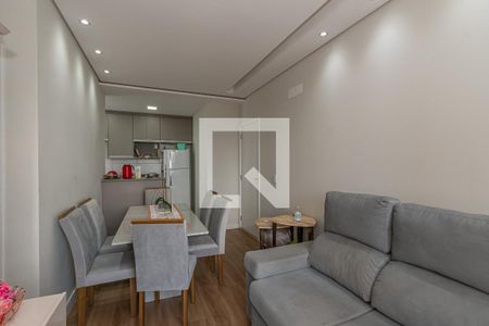 Sala de Estar/Jantar  de apartamento para alugar com 2 quartos, 53m² em Jardim Sao Sebastiao, Hortolândia