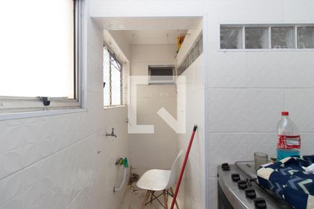 Cozinha e Área de Serviço de apartamento para alugar com 2 quartos, 57m² em Parque Novo Mundo, São Paulo