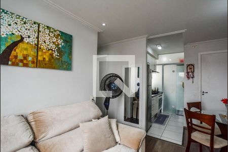 Sala de apartamento à venda com 2 quartos, 38m² em Vila Tibiriçá, Santo André