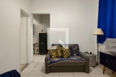 Sala de apartamento para alugar com 1 quarto, 40m² em Guilhermina, Praia Grande