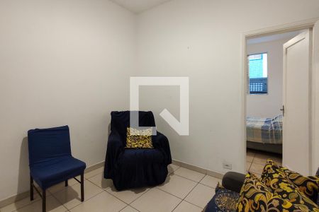 Sala de apartamento para alugar com 1 quarto, 40m² em Guilhermina, Praia Grande