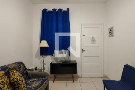 Sala de apartamento para alugar com 1 quarto, 40m² em Guilhermina, Praia Grande